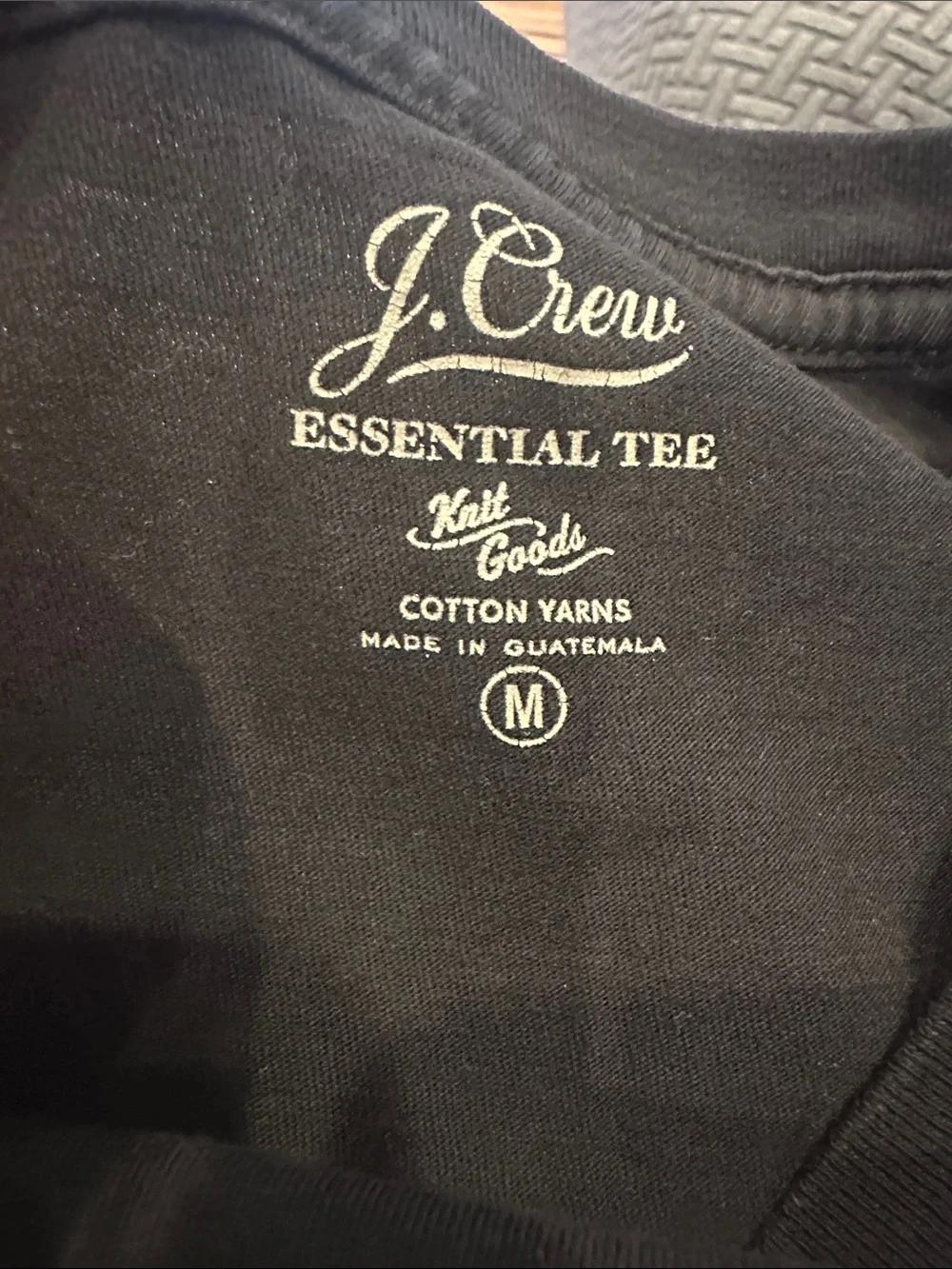 J. Crew Black Long-Sleeve Crewneck Tee